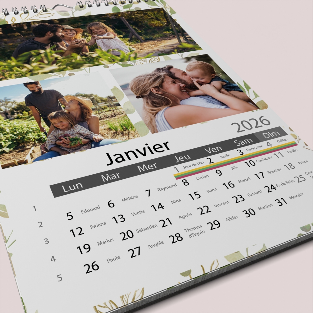Calendrier PHOTO CLASSIQUE
