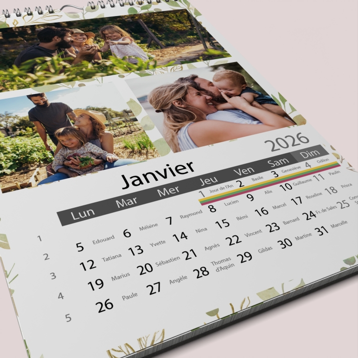 Calendrier PHOTO CLASSIQUE