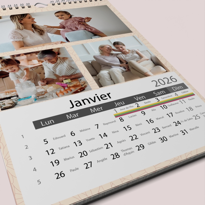 Calendrier PHOTO CLASSIQUE