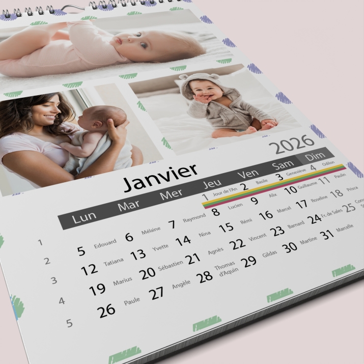 Calendrier PHOTO CLASSIQUE