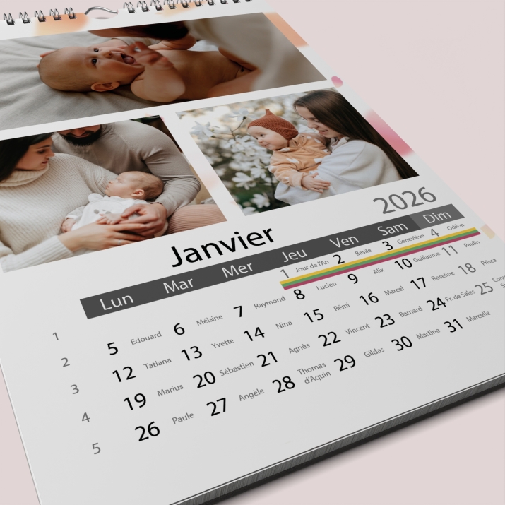 Calendrier PHOTO CLASSIQUE