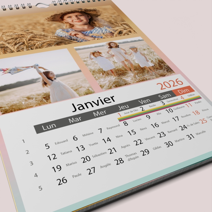Calendrier PHOTO CLASSIQUE