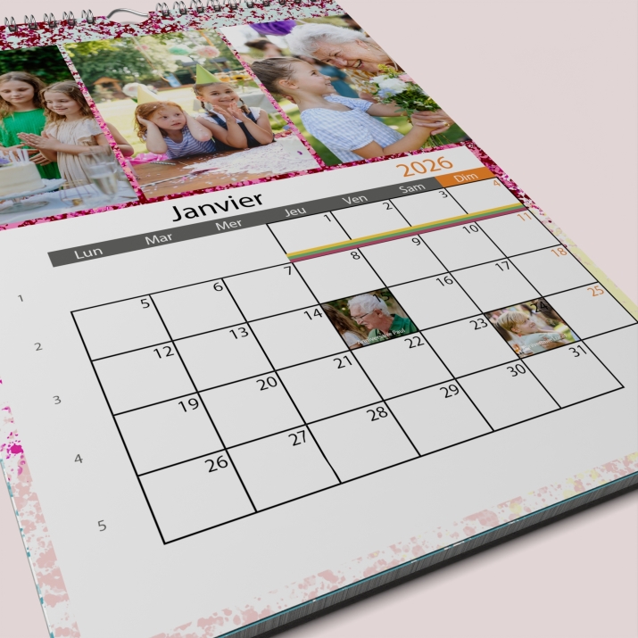 Calendrier PHOTO DATE