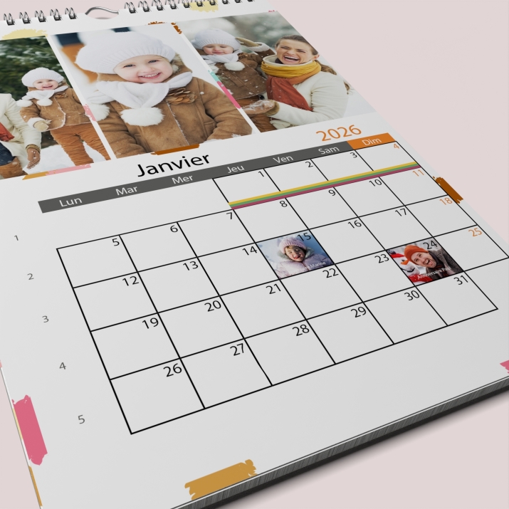 Calendrier PHOTO DATE