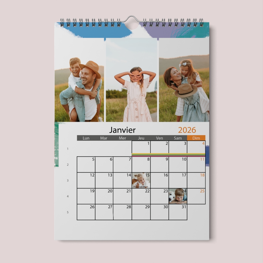 Calendrier PHOTO DATE