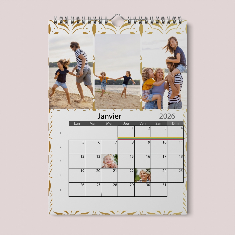 Calendrier PHOTO DATE