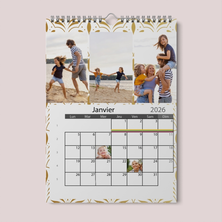 Calendrier PHOTO DATE