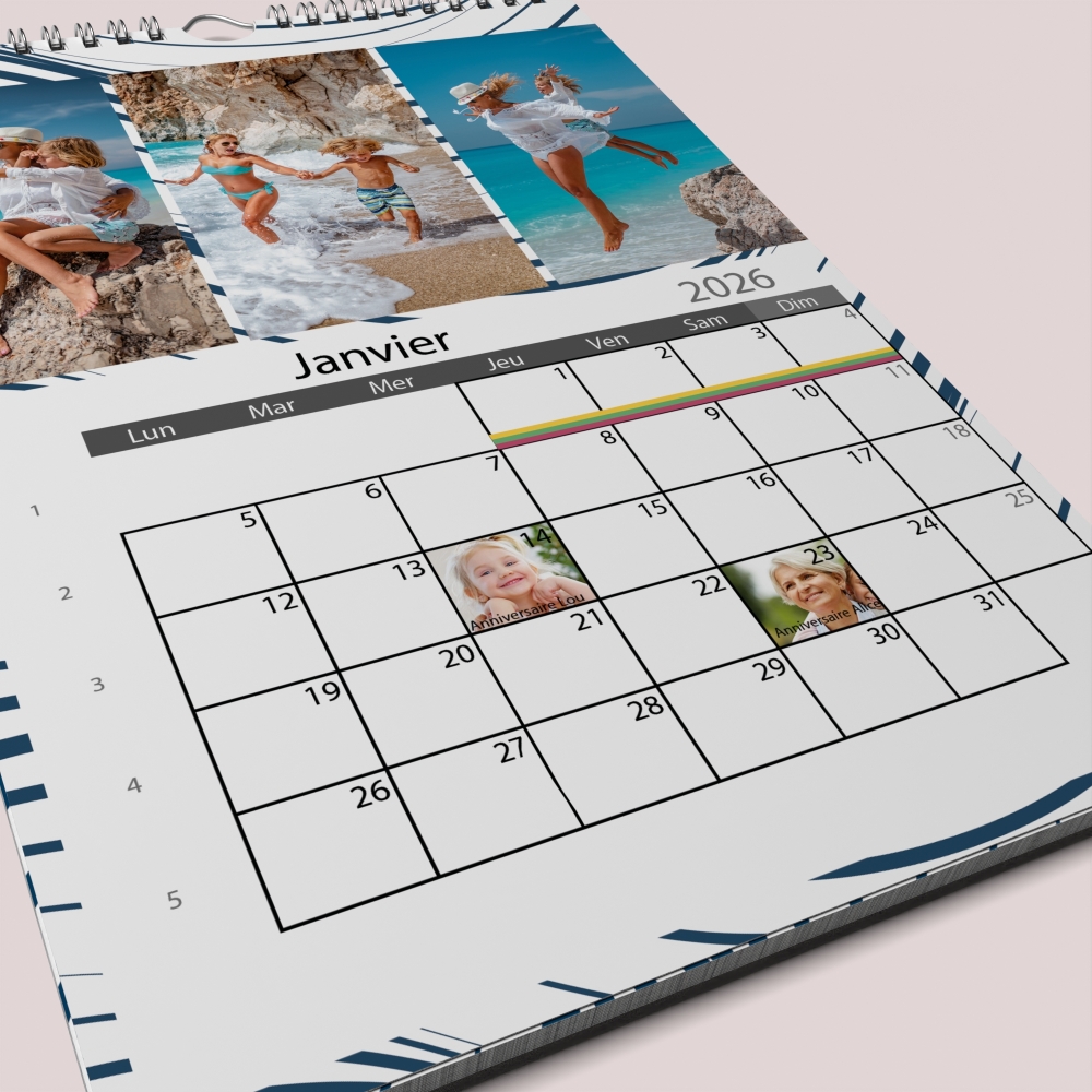 Calendrier PHOTO DATE
