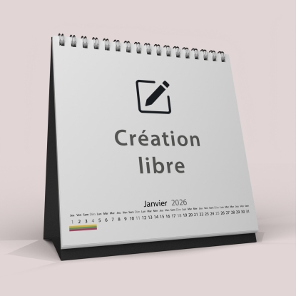 Calendrier LUXE CARRE de bureau