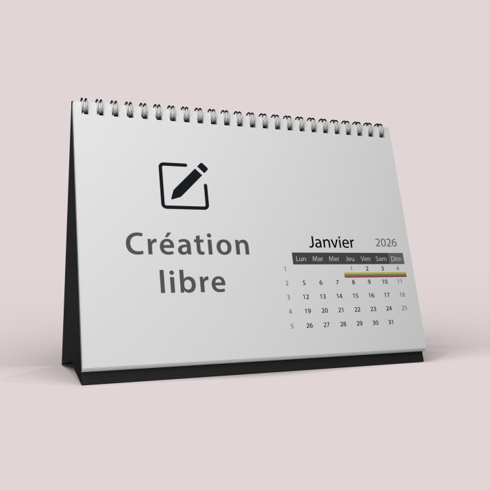 Calendrier LUXE PANO de bureau