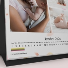 Calendrier LUXE CARRE de bureau