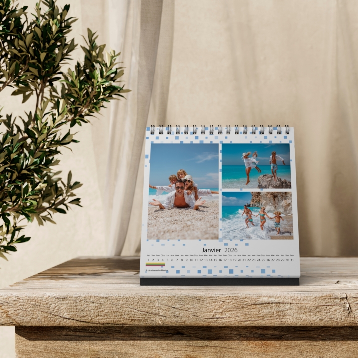 Calendrier LUXE CARRE de bureau