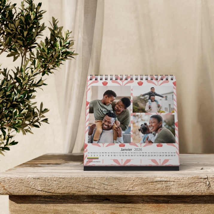 Calendrier LUXE CARRE de bureau