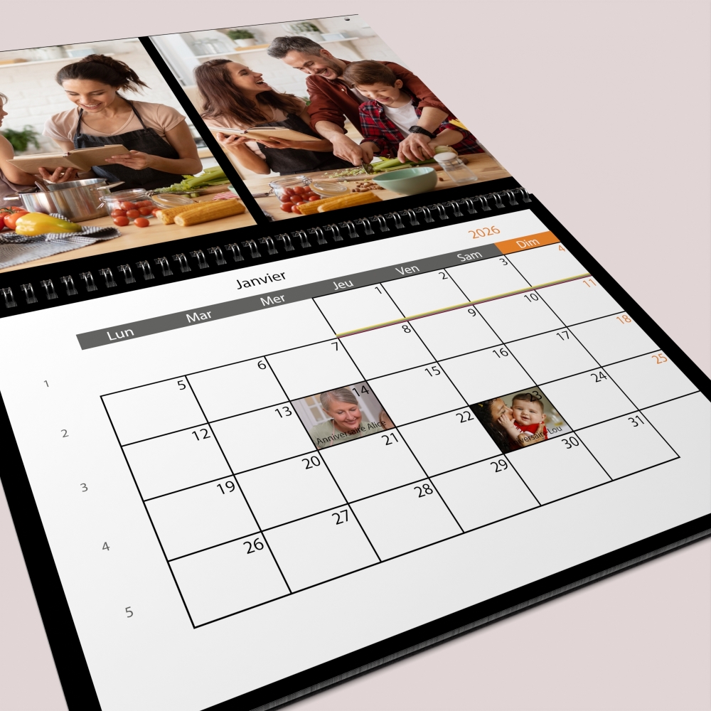 Calendrier photo GÉANT XXL PHOTO DATE