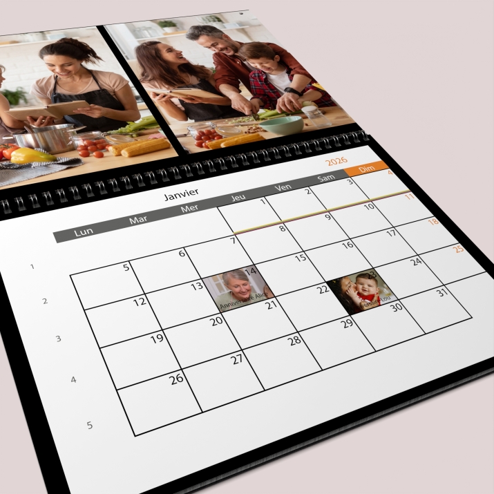 Calendrier photo GÉANT XXL PHOTO DATE