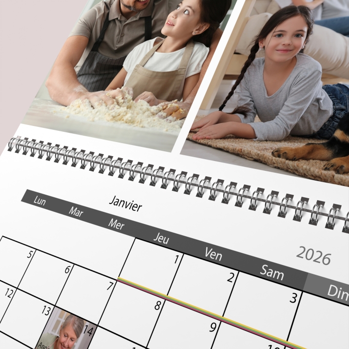 Calendrier photo GÉANT XXL PHOTO DATE