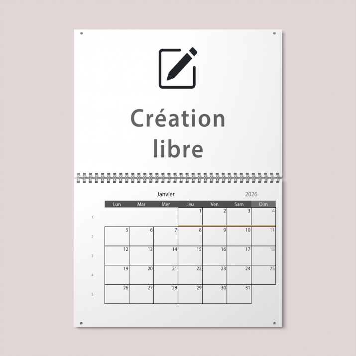 Calendrier photo GÉANT XXL PHOTO DATE