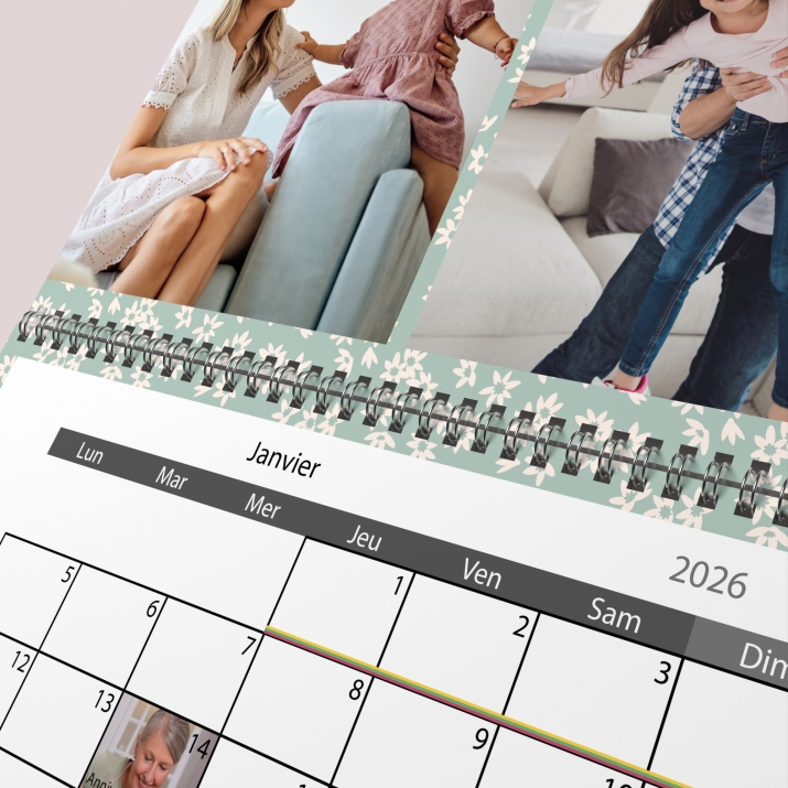 Calendrier photo GÉANT XXL PHOTO DATE