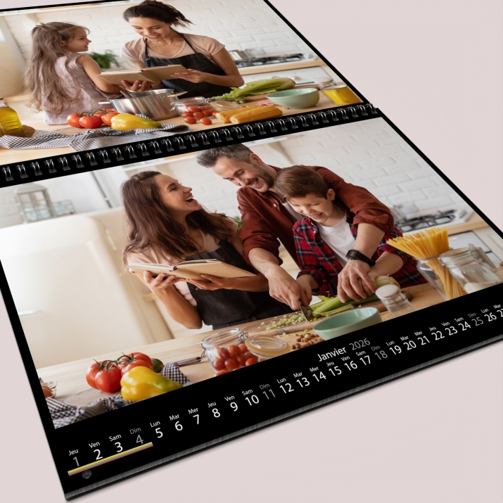Calendrier photo GÉANT XXL MAXI PHOTO