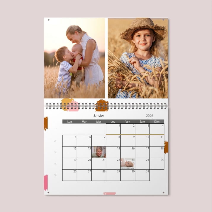 Calendrier photo GÉANT XXL PHOTO DATE