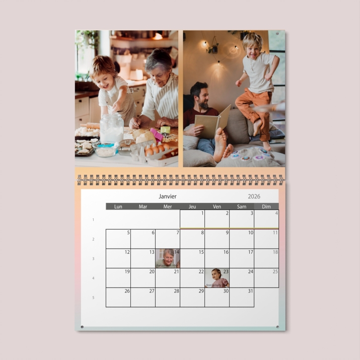Calendrier photo GÉANT XXL PHOTO DATE