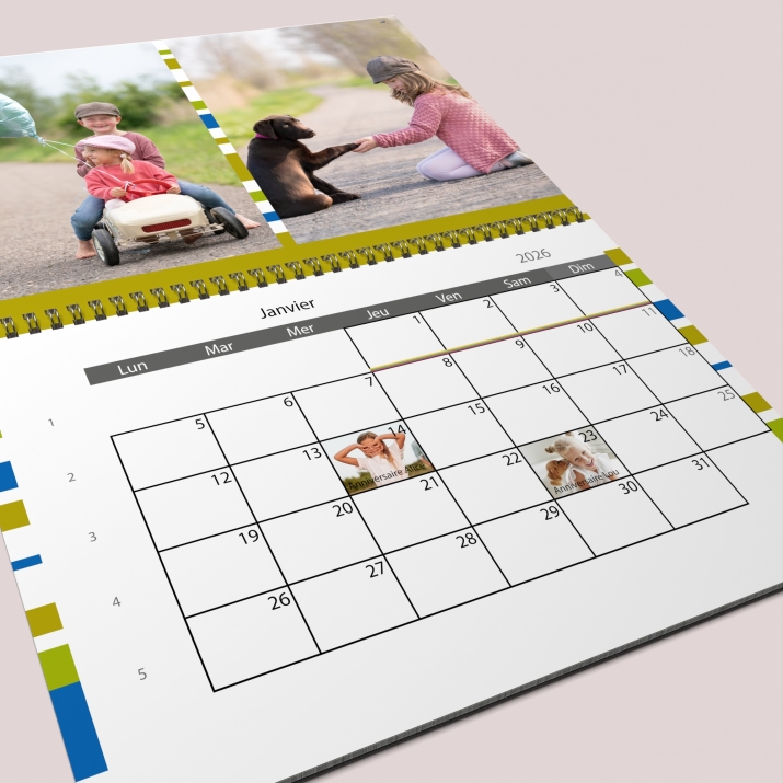 Calendrier photo GÉANT XXL PHOTO DATE