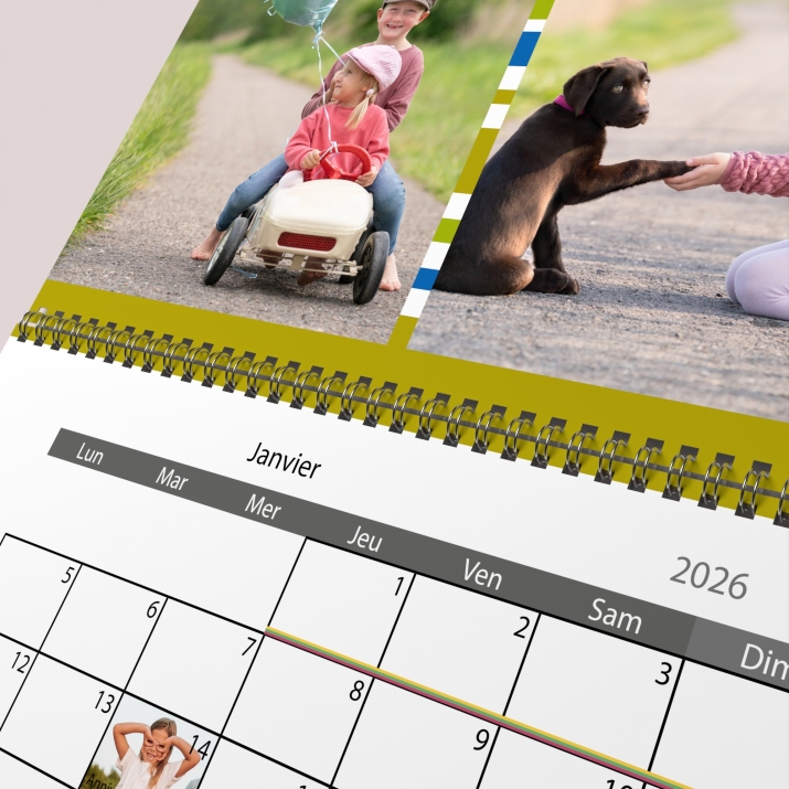 Calendrier photo GÉANT XXL PHOTO DATE