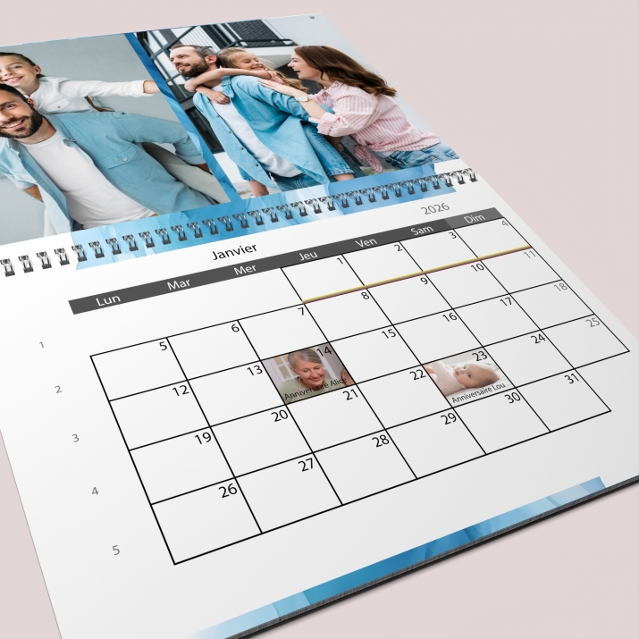 Calendrier photo GÉANT XXL PHOTO DATE