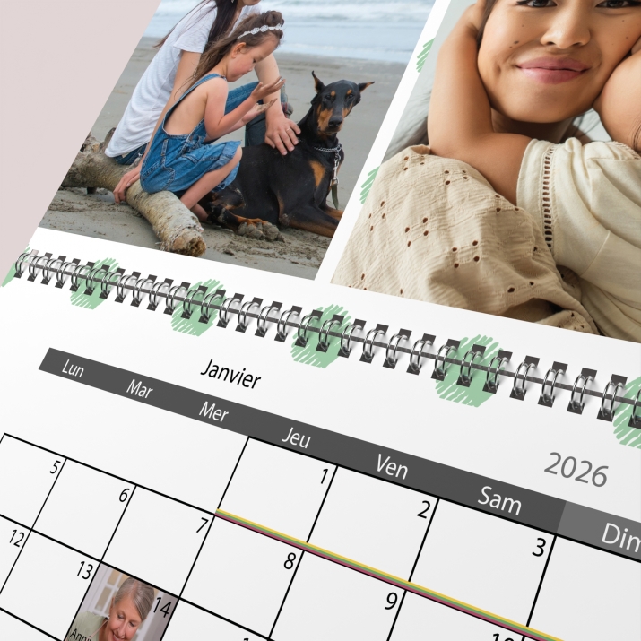 Calendrier photo GÉANT XXL PHOTO DATE