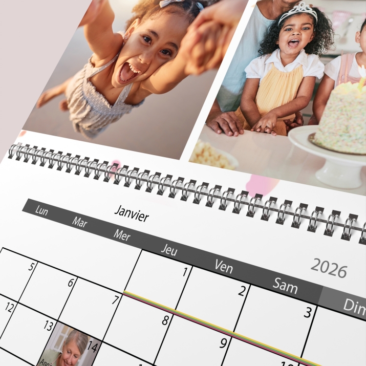 Calendrier photo GÉANT XXL PHOTO DATE