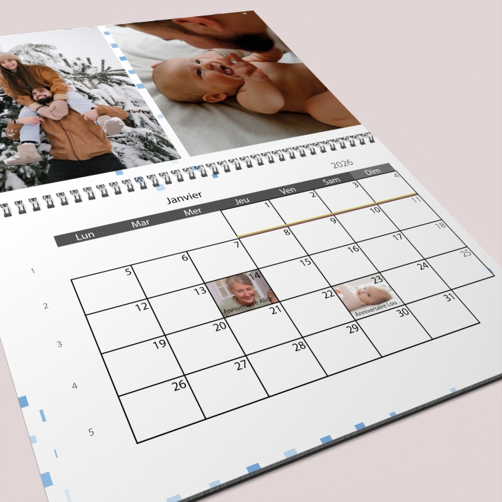 Calendrier photo GÉANT XXL PHOTO DATE