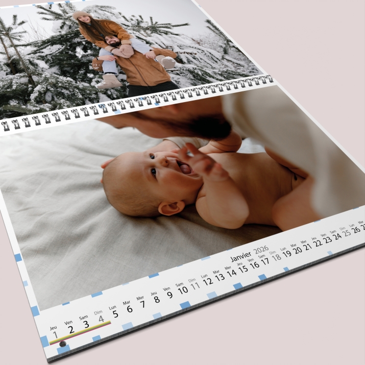 Calendrier photo GÉANT XXL MAXI PHOTO