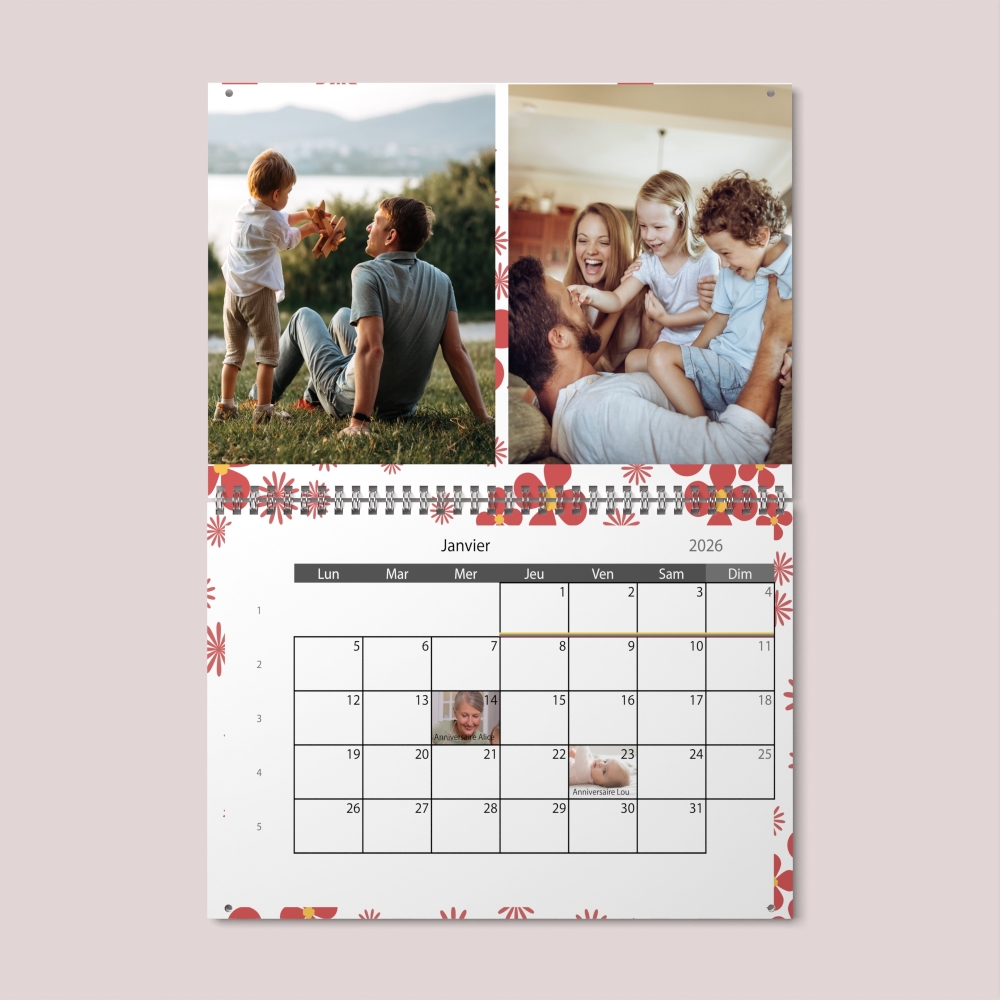 Calendrier photo GÉANT XXL PHOTO DATE