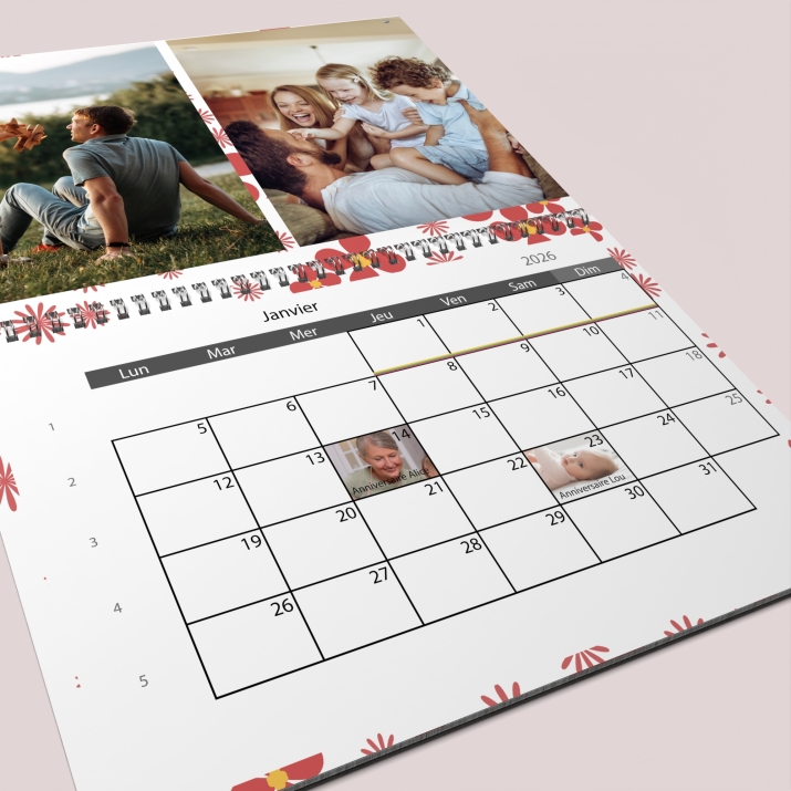 Calendrier photo GÉANT XXL PHOTO DATE