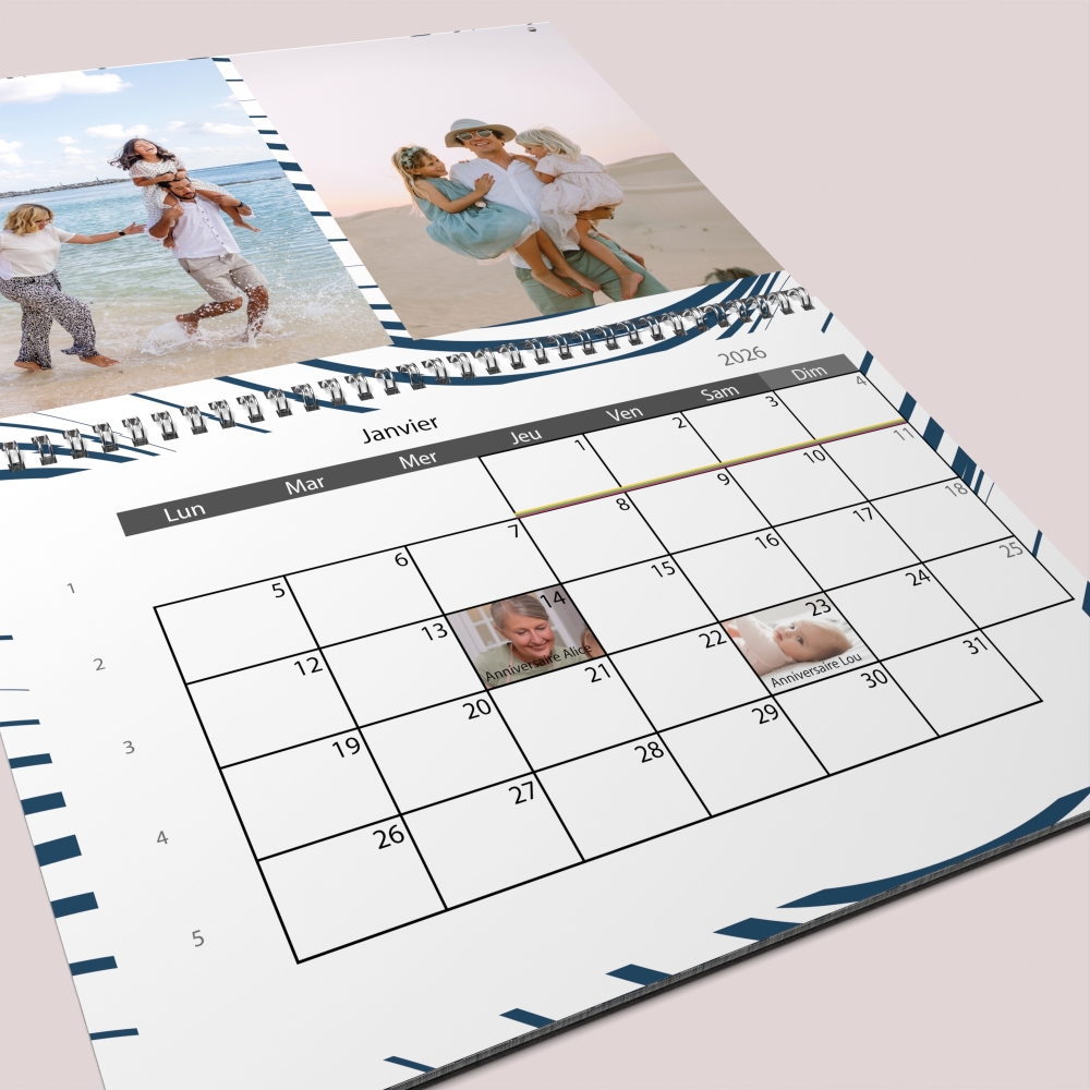 Calendrier photo GÉANT XXL PHOTO DATE