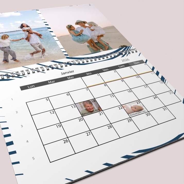 Calendrier photo GÉANT XXL PHOTO DATE