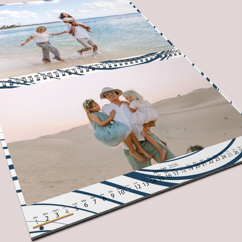 Calendrier photo GÉANT XXL MAXI PHOTO