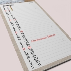 Calendrier photo mural Cuisine