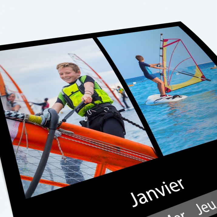 Calendrier agrafé Classic - Nombre de photos, logos et texte illimité