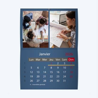 Calendrier agrafé Classic