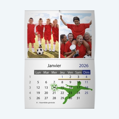 Calendrier agrafé Classic