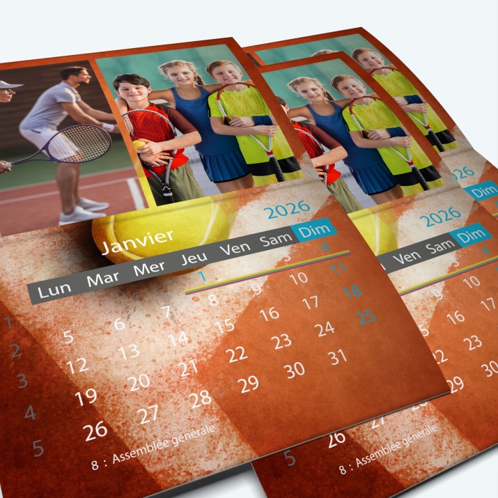 Calendrier agrafé Classic - Minimum de commande : 25 exemplaires