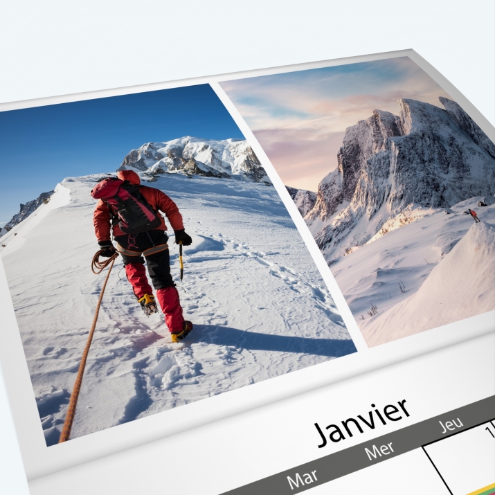 Calendrier agrafé Photo Date