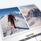 Calendrier agrafé Photo Date