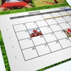 Calendrier agrafé Photo Date