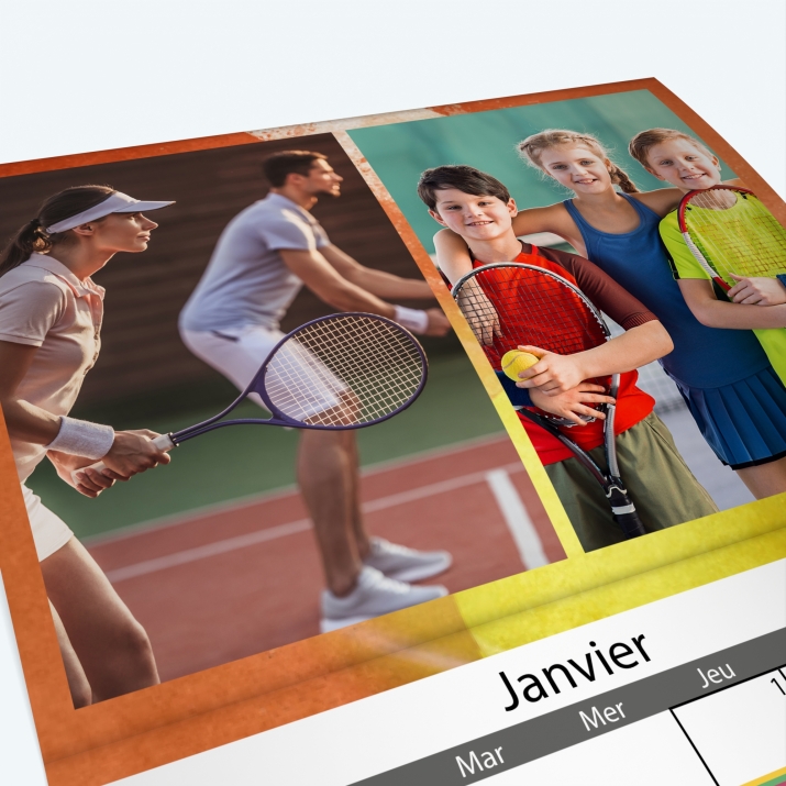 Calendrier agrafé Photo Date