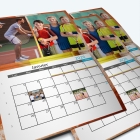 Calendrier agrafé Photo Date