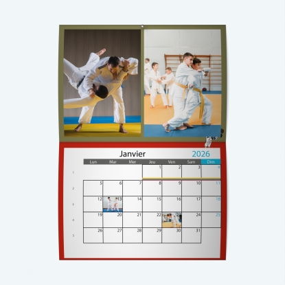 Calendrier agrafé Photo Date