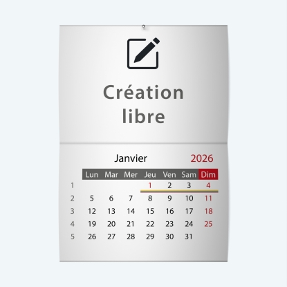Calendrier agrafé Classic
