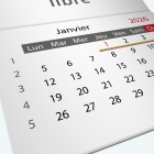 Calendrier agrafé Classic - Grille calendaire personnalisable